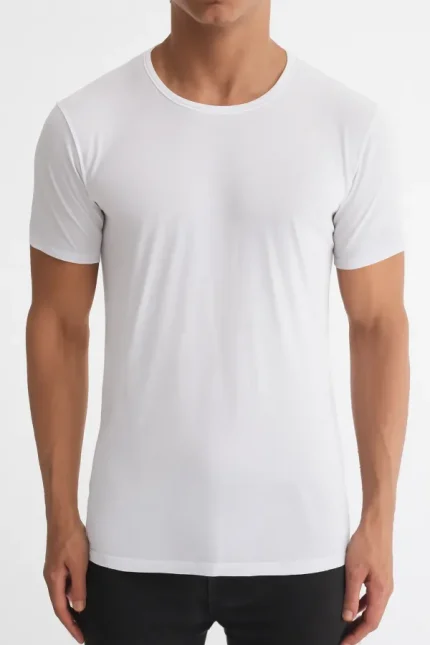 Men’s Round Neck Undershirt   ( 12pieces) – 100% Cotton